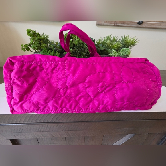 Y2K Marc By Marc Jacobs Large Quilted Hot Pink Tote Bag - Picture 13 of 13